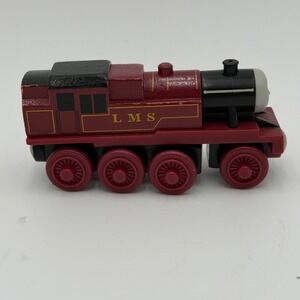 Thomas & Friends Wooden Railway Arthur LMS Maroon Train Engine 2003